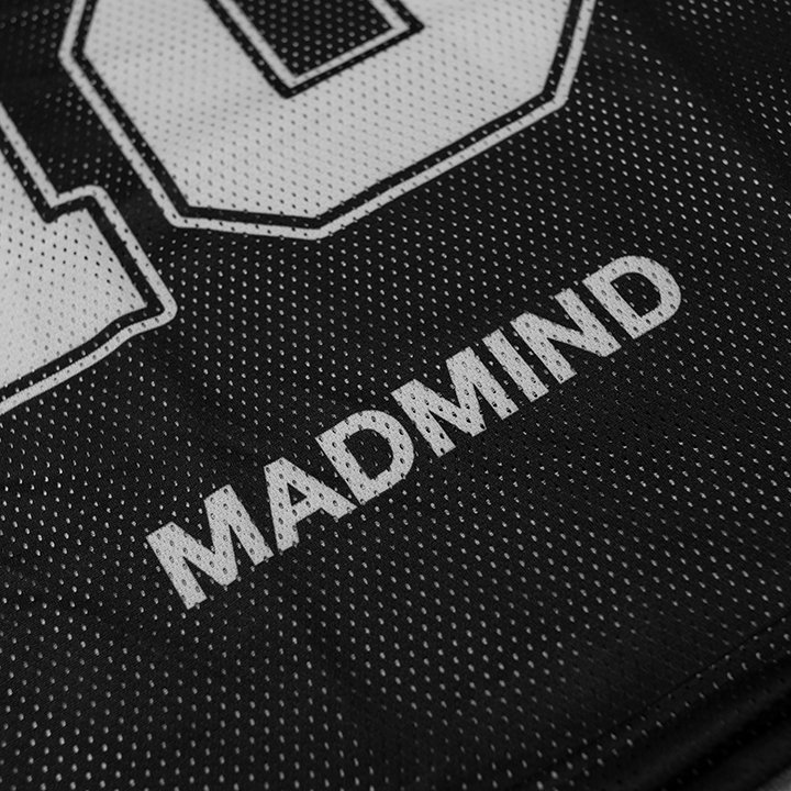 Áo Phông Thể Thao Jersey Ngắn Tay 18 Jersey Madmind - Màu Trắng / Đen