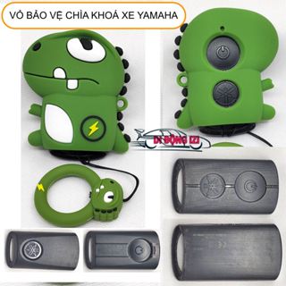 Case Vỏ Bọc Bảo Vệ Chìa Khoá Xe Máy Yamaha NVX155 NMAX155X XMAX300 Y16ZR, Ốp Silicone Nhân Vật Hoạt Hình Dễ Thương