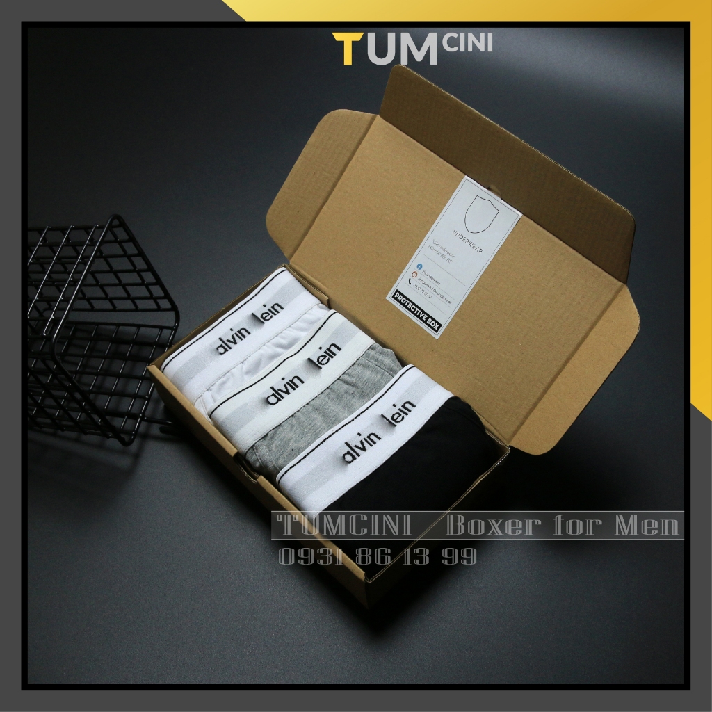 Quần lót nam COMBO 3 chiếc boxer đùi mẫu mới siêu lôi cuốn ai cũng muốn sở hữu Tumcini CA3