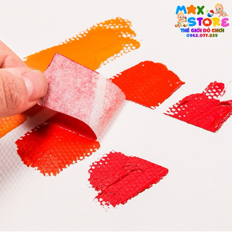 Băng keo giấy băng dính giấy dán khổ 1cm 2cm 5cm cố định giấy vẽ, chặn màu nước, viết tên ghi chú