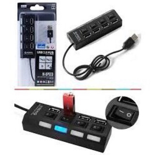 Hub chia cổng USB thành 4 cổng có công tắc bộ chia usb 4 cổng