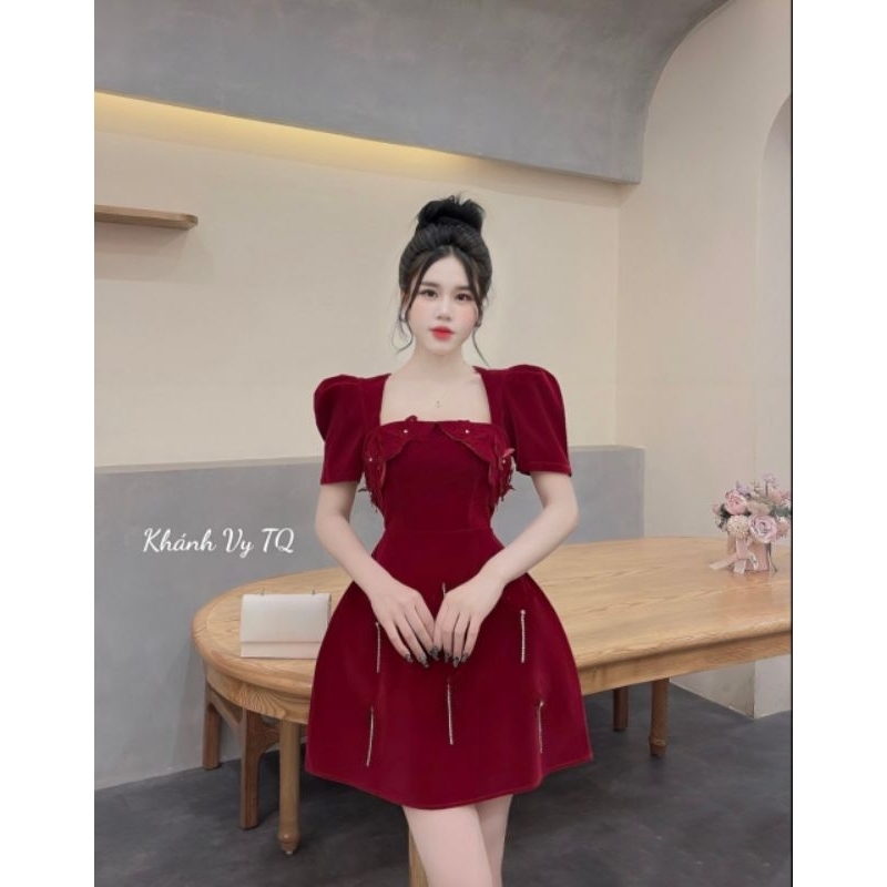 ĐẦM DỰ TIỆC NƠ LƯNG BẢNG TO XINH BG2710201 mới