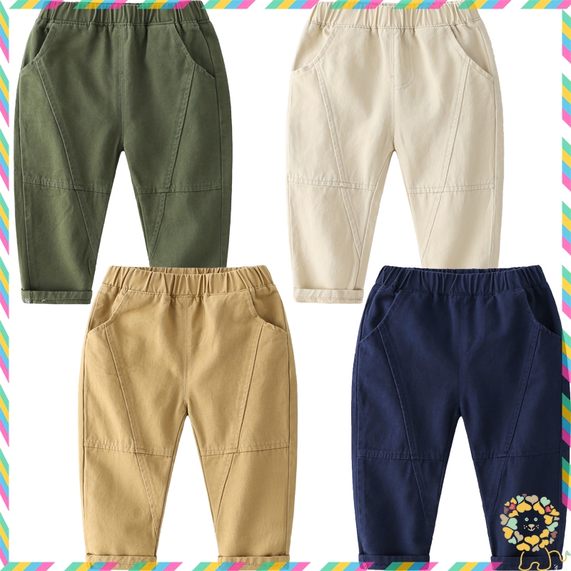 Quần Kaki cho bé trai WELLKIDS WAPYPY quần dài trẻ em quần trắng bé trai chất co giãn nhẹ mẫu mới 2023