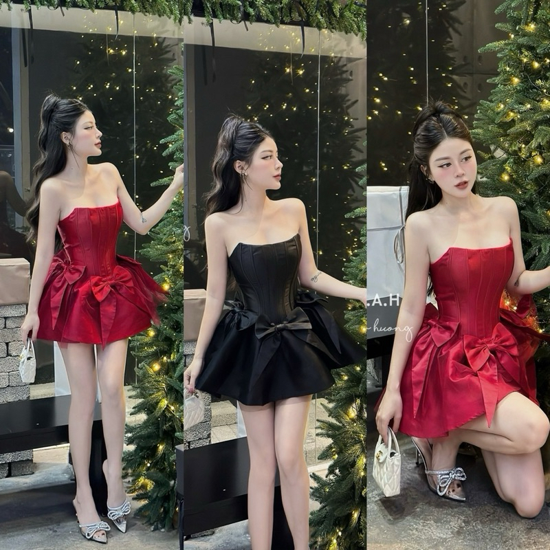 Xả HÀNG_LẺ SZ_Váy tacta quây nơ