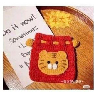 Túi tỏi, túi đựng lì xì cho bé bằng len nhiều mẫu