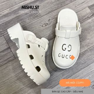 Giày sục nữ đế cao 5cm bản đẹp fullbox - Sục nữ trendy bản đẹp
