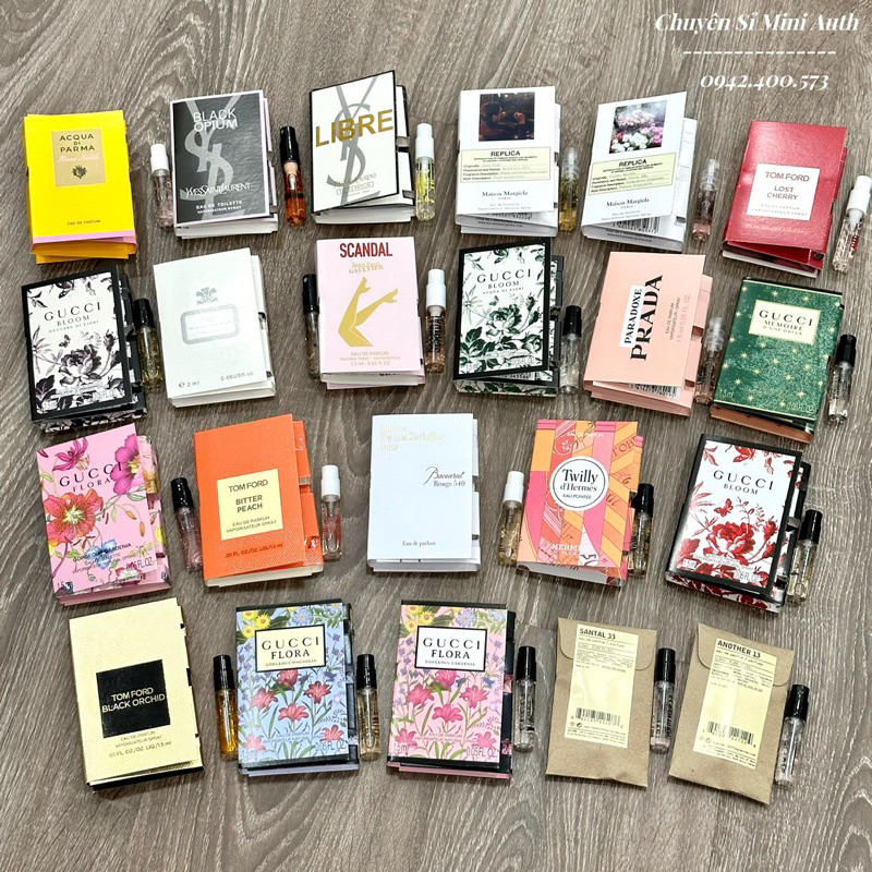 LINK 2 - Mẫu thử nước hoa các hãng mini 1,5ml, Vial nước hoa dùng thử