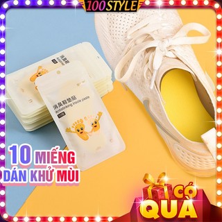 1 Gói 10 Miếng Dán Khửi Mùi Giày Thơm Mát