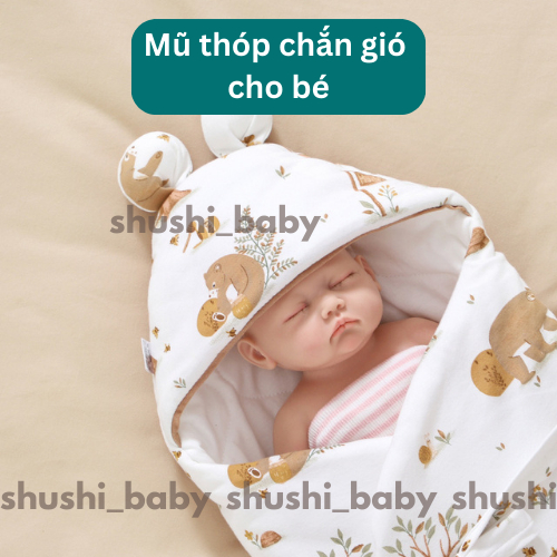 Chăn Ủ Chần Bông Cho Bé Sơ Sinh, Ủ Kén Cho Bé Mùa Đông Quấn Chũn Nhộng Chũn Sơ Sinh Chống Giật Mình Shushi_baby