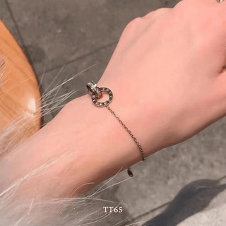 Vòng tay thép Titan cao cấp hai sợi basic đơn giản unisex - MELY 715