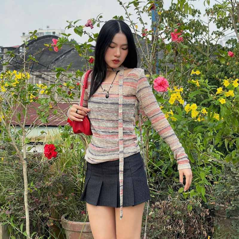 Áo ERRORIST Fleece Longslee Pink / Purple