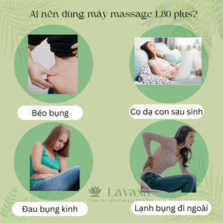 Máy massage giảm mỡ bụng đai chườm bụng kinh giảm đau lưng không dây