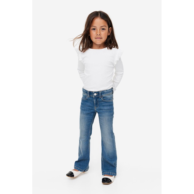 [HM] Quần jeans ống loe dành cho bé gái săn sale