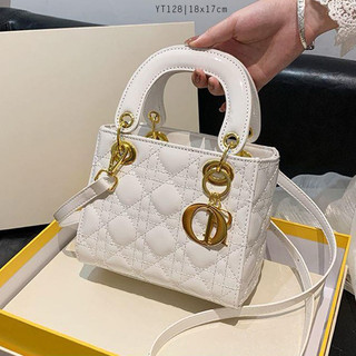  Túi di ô💘 FREESHIP 💕 Túi vuông 5 ô DA LỲ size 13CM và 18cm sang chảnh, đeo chéo quai xách cầm tay