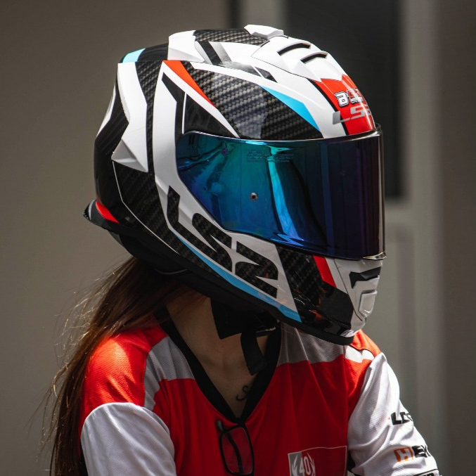 Mũ bảo hiểm Fullface LS2 FF800 Storm 2 kính - BIKER 176 - Mũ bảo hiểm Vũng Tàu