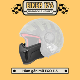 Phụ kiện hàm gắn mũ ego e-5 - biker 176 - mũ bảo hiểm vũng tàu