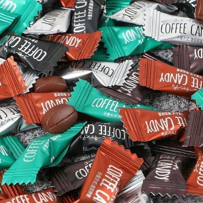 Combo 500gram Kẹo Cà Phê Không Đường Giảm Cân Coffee Candy