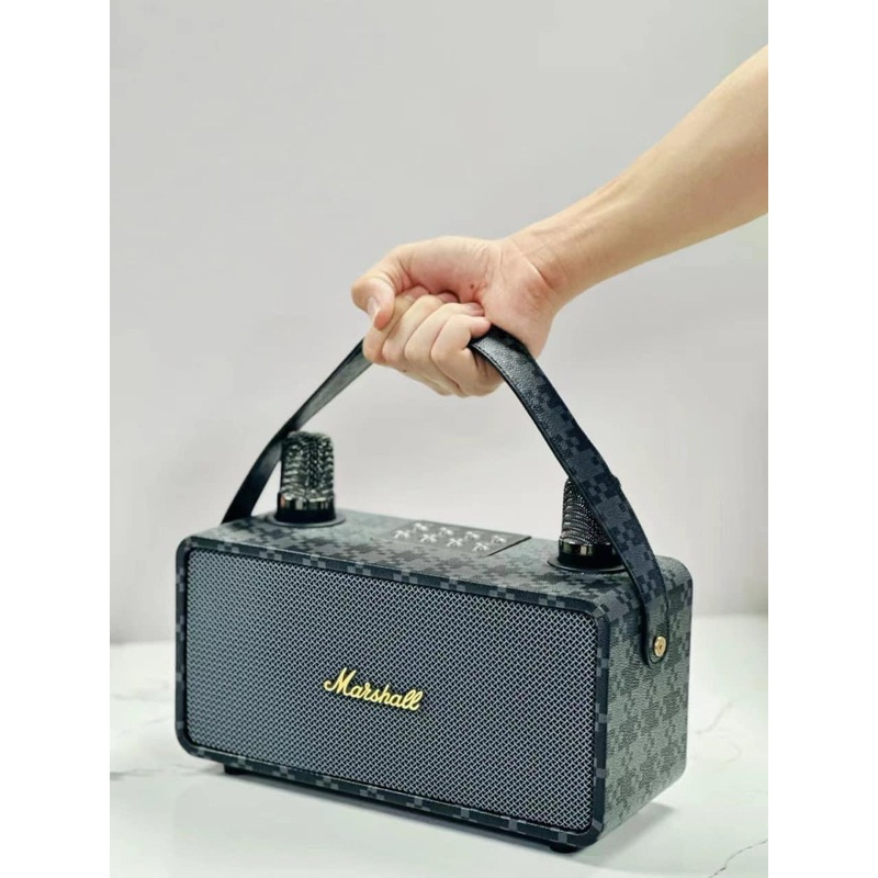 Loa Karaoke Marshall M28 Tặng Kèm 2 Micro Cao Cấp, Thiết Kế Cực Đẹp, Âm Thanh Sống Động, Dễ Sử Dụng. Bảo Hành 12 Tháng