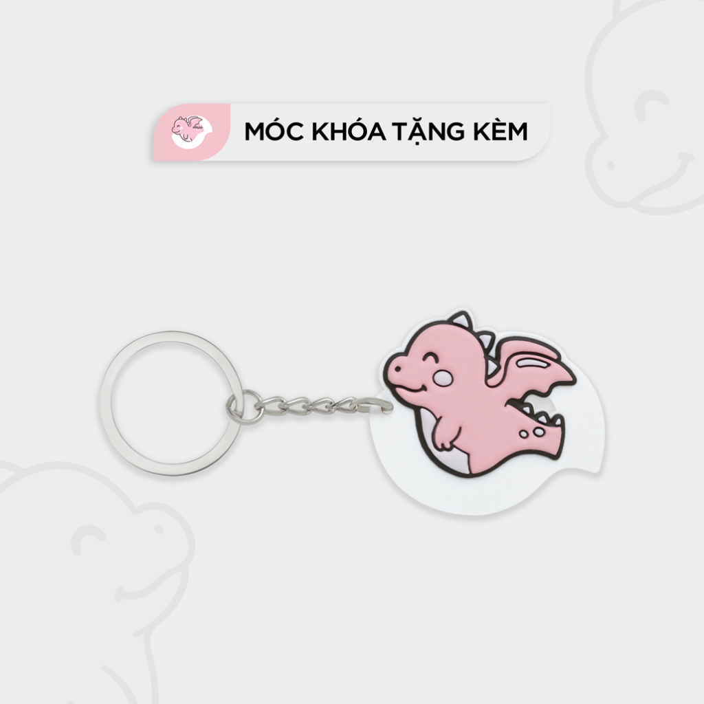 Collection Tết - Đi kèm móc khóa Dragon - Áo Thun Baby Tee Outerity Pinky Draco / Unisex Localbrand Tết 2024