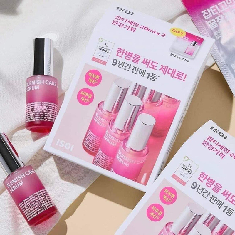 Serum dưỡng trắng da mờ thâm nám ISOI Bugarian Blemish Care Serum