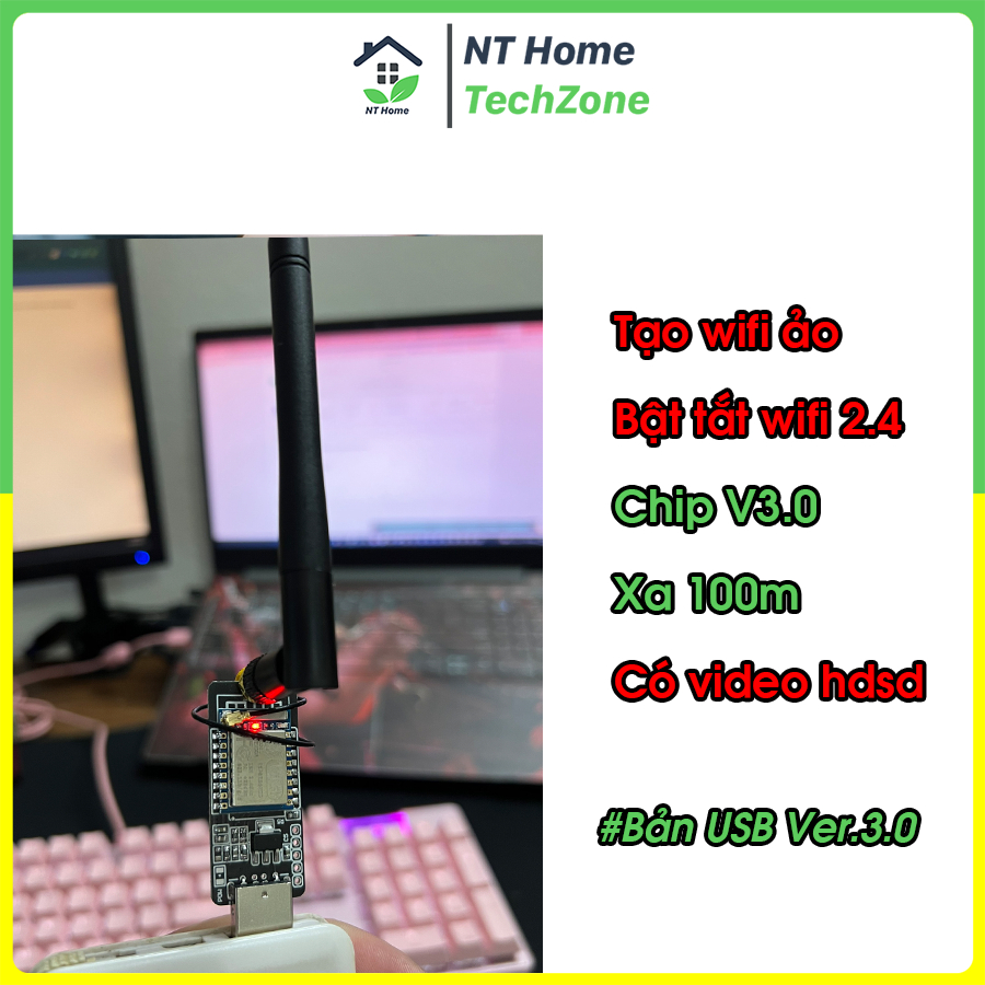 Kit Bật Tắt Wifi Từ Xa - NodeMCU 4 phiên bản(Có Video HDSD)