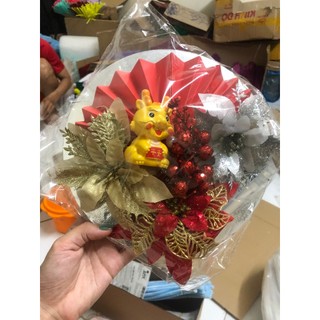 Set trang trí tháp bánh, nước tết, trang trí tết 2024 phụ kiện trang trí tết bắt mắt
