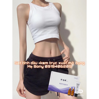 Set tình dầu và kem tan mỡ bụng
