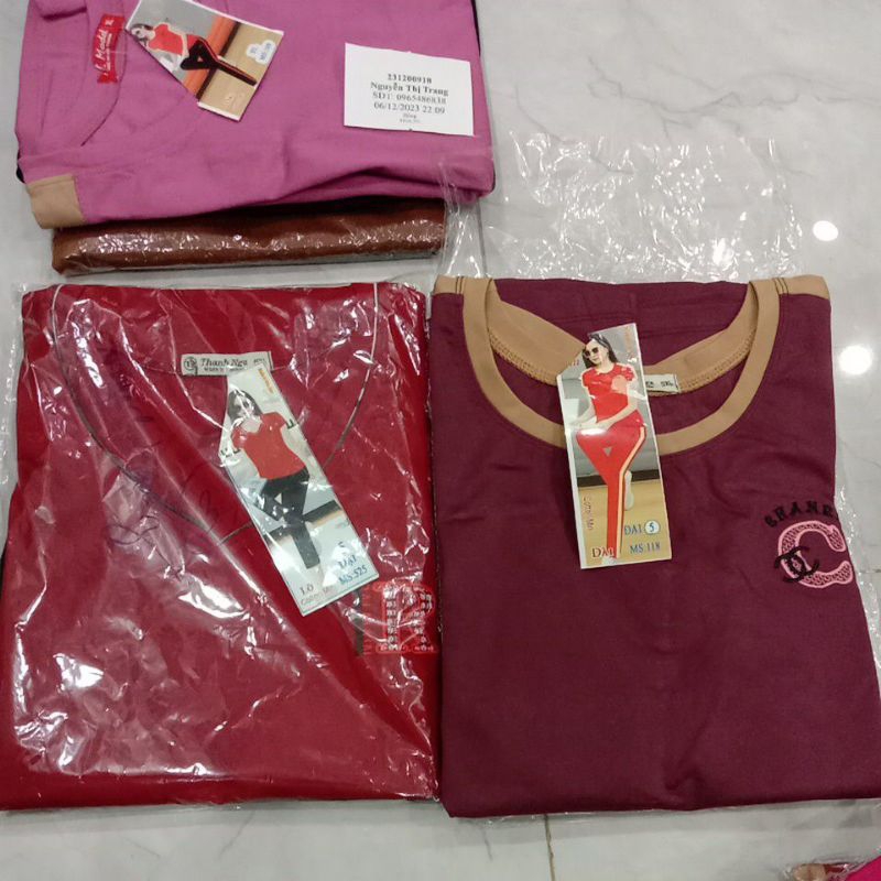 Đồ bộ cotton mịn sale