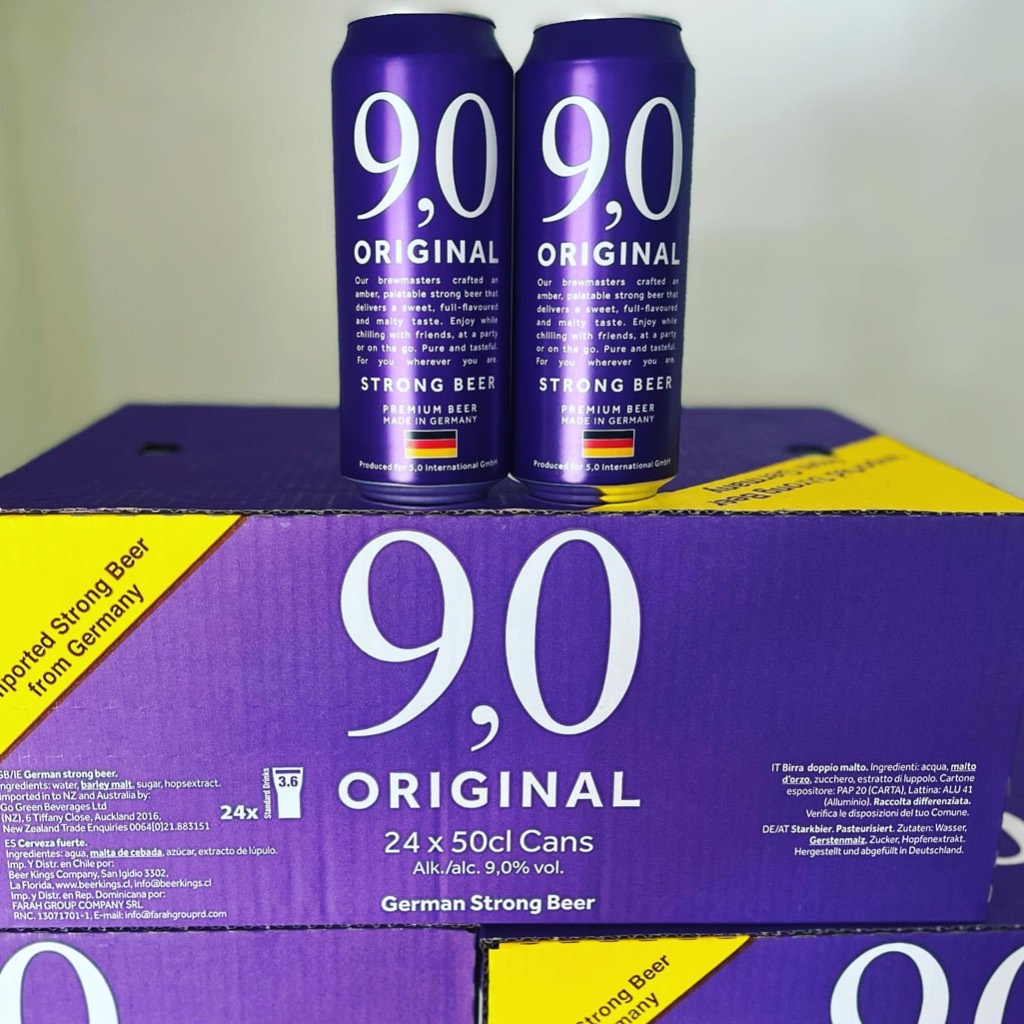 Bia 9,0 Original - nhập khẩu Đức - 1 lon 500ml