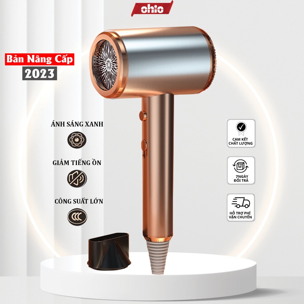 Máy sấy tóc tạo kiểu OHIO cao cấp 2 chiều Công suất lớn chuẩn Salon