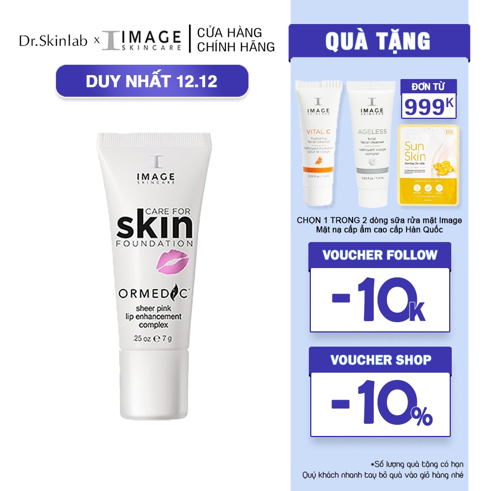 Son dưỡng hồng môi tự nhiên Image Skincare Ormedic Sheer Pink Lip Enhance Complex 7g