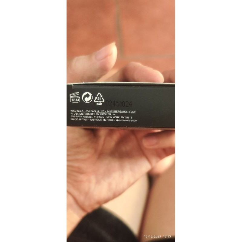 Bảng phấn mắt Kiko màu 01 của Ý