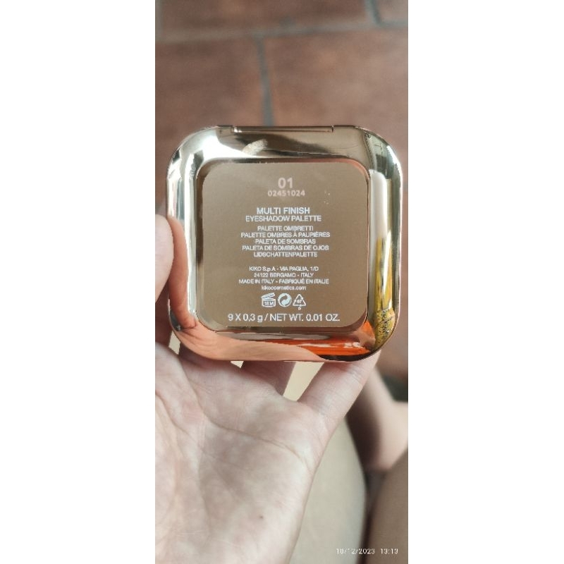 Bảng phấn mắt Kiko màu 01 của Ý