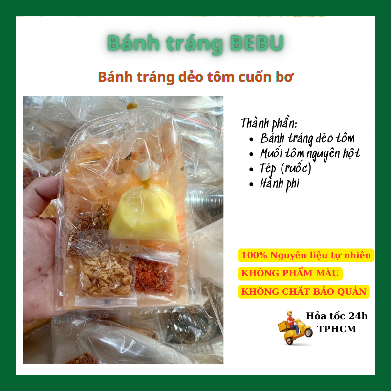 [ Giao Hàng Hoả Tốc ] Bánh tráng cuốn bơ