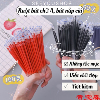 Combo 50 Ruột Bút Gel , Ngòi Bút Mực Nước Thay Thế Bút Chữ A Tiện Dụng Đầu Kim 0.38mm Đầu Đạn 0.5mm 13cm SEE YOU SHOP