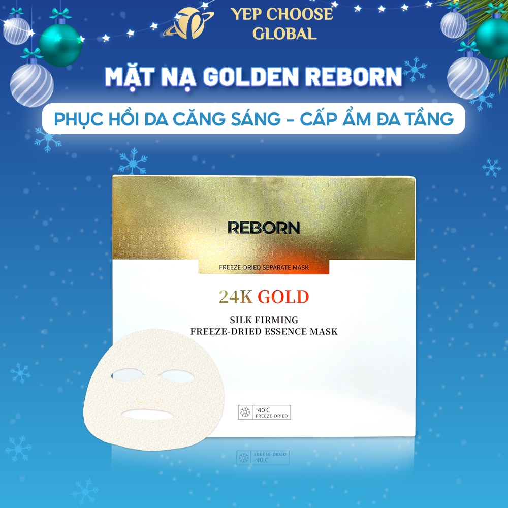 Mặt nạ dưỡng ẩm Collagen Reborn Golden - An toàn phù hợp với mọi loại da | Yep Health