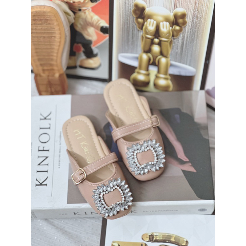 Sục cho bé gái,sục đá vuông dây đai hàng cao cấp