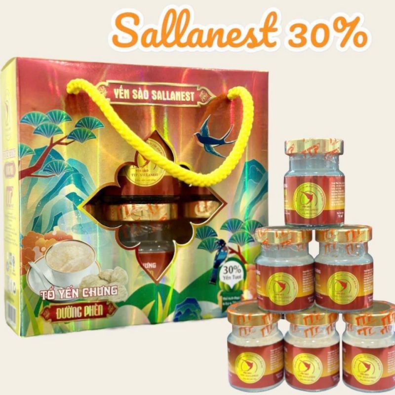 Yến xách Sallanest đông trùng, đường phèn, cho bé