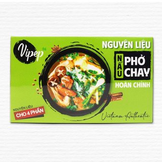 Nguyên Liệu Nấu Phở Chay Hoàn Chỉnh Vipep 320G - Gia vị Vipep