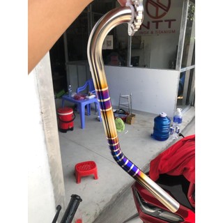Cổ titan thay thế cổ pô zin dành cho sh 125 - 150