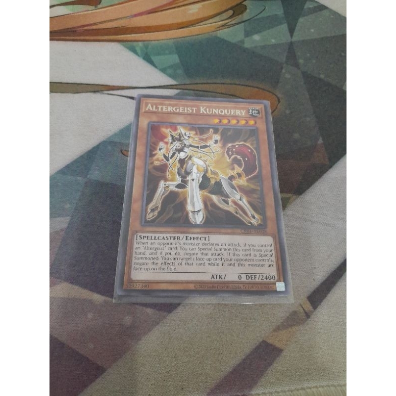 Thẻ bài Yugioh chính hãng Altergeist Kunquery - CR01-AE038 - Rare