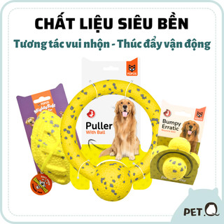 Đồ chơi cho chó FOFOS, Vòng kéo co cắn gặm, Đồ chơi tương tác cực vui nhộn, Giảm đau răng nướu, Chất liệu bền bỉ an toàn