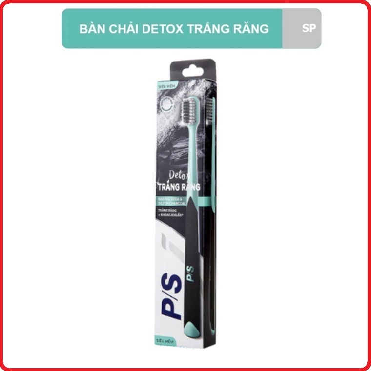 Bàn Chải Đánh Răng P/S White Detox Trắng Răng Và Kháng Khuẩn