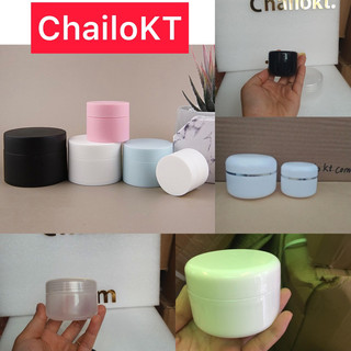 Hũ nhựa kem face, hũ kem body, hũ chiết kem 3gr 5gr 10gr 15gr 20g 50g 100g, hủ nhựa chịu nhiệt, hủ đựng sáp - có nắp lót