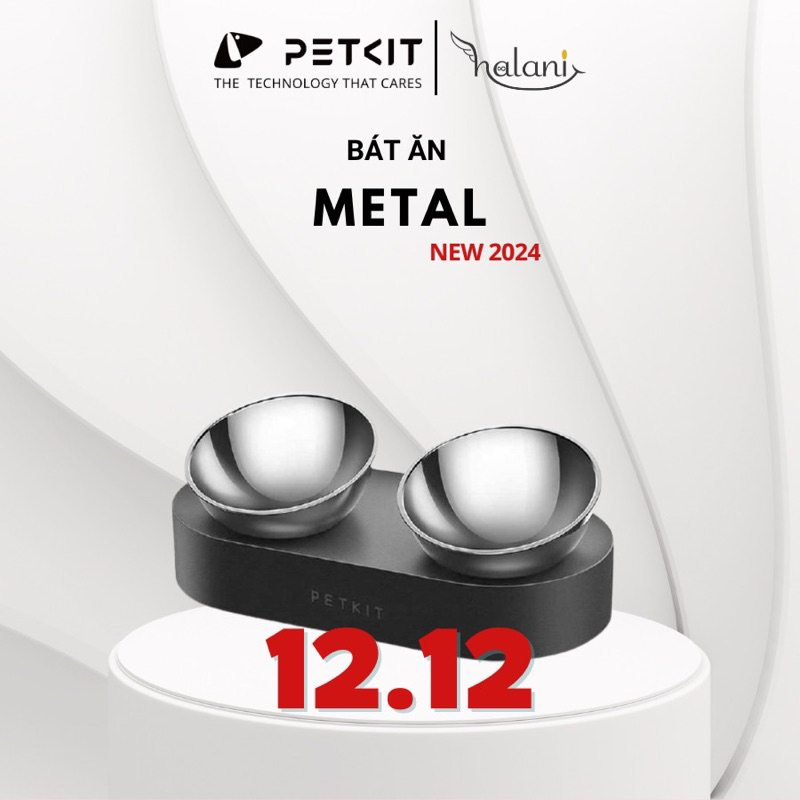 Bát ăn Nano metal Petkit cho thú cưng