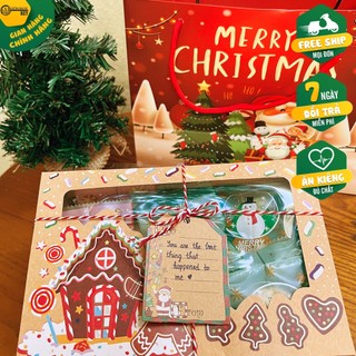 Combo Healthy Box phiên bản Noel bánh đủ vị Healthy Key - bánh hạt ngũ cốc ăn kiêng Eatclean