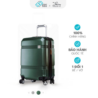 Vali du lịch SKYWAY GLACIER BAY, vali size 20 inch, nhựa chống va đập, Thương hiệu Mỹ, 1 đổi 1 bể vỡ