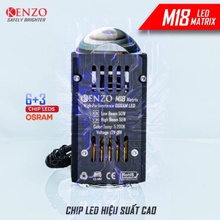 Đèn Bi Led Mini KENZO M18 MATRIX New2024