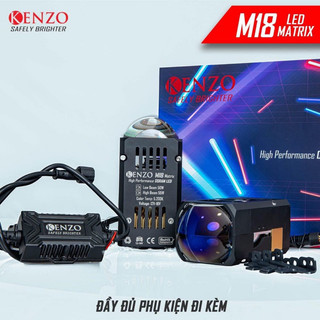Đèn bi led mini kenzo m18 matrix new2024
