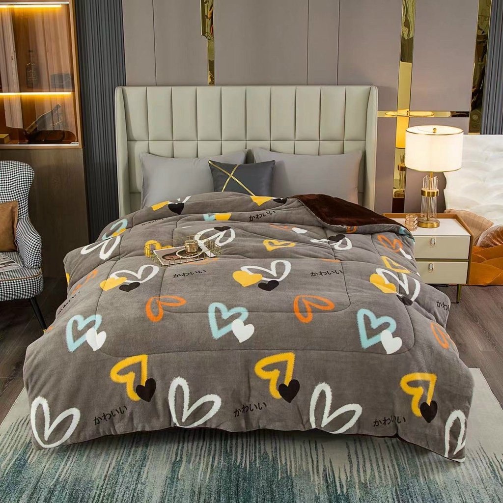 Chăn Lông Cừu Tuyết YUKI Siêu Ấm Chính Hãng Mền YUKI Dày Mịn Kích Thước 2mx2m3 Hàng Xuất Nhật